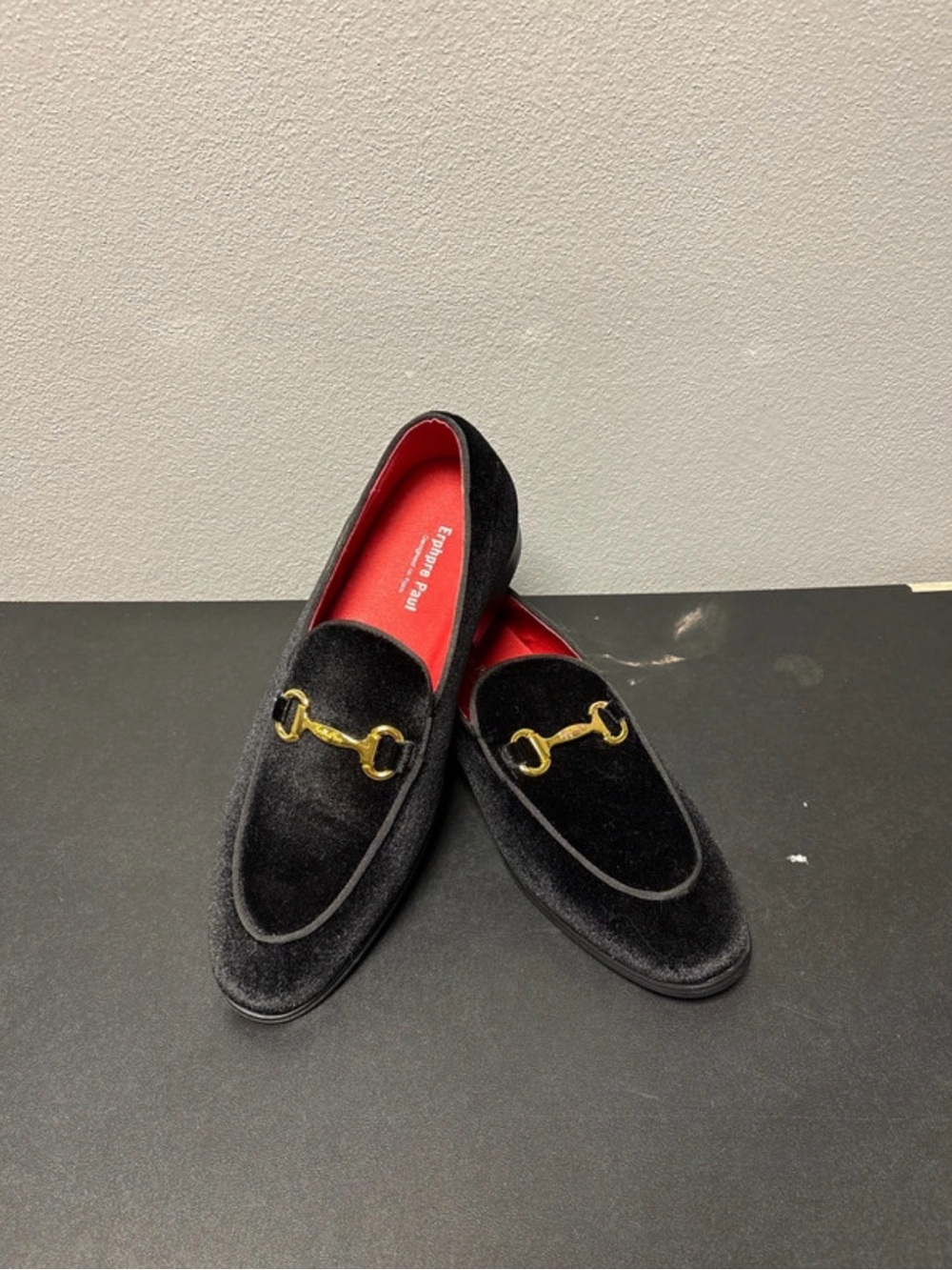 Men's Erphpre Paul Red Bottom Dress Loafers, US Size 11, EU Size 44
